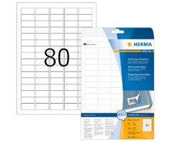 Eemaldatavad etiketid Herma - 35.6x16.9mm, 25 lehte